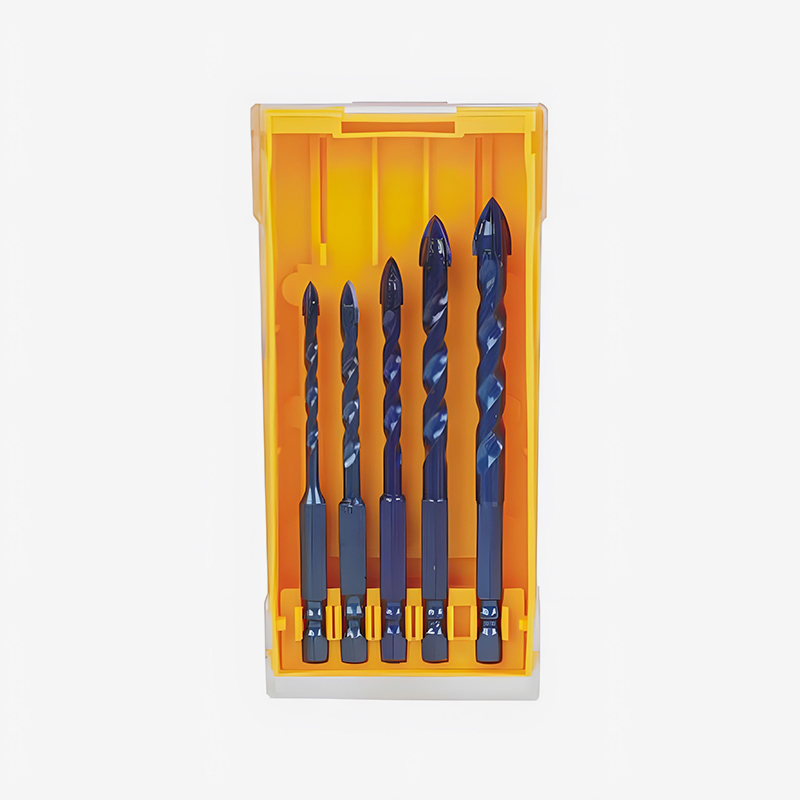 Набор из 5 сверл из сплава с шестигранным хвостовиком и удлиненным крестообразным шлицем из кобальта