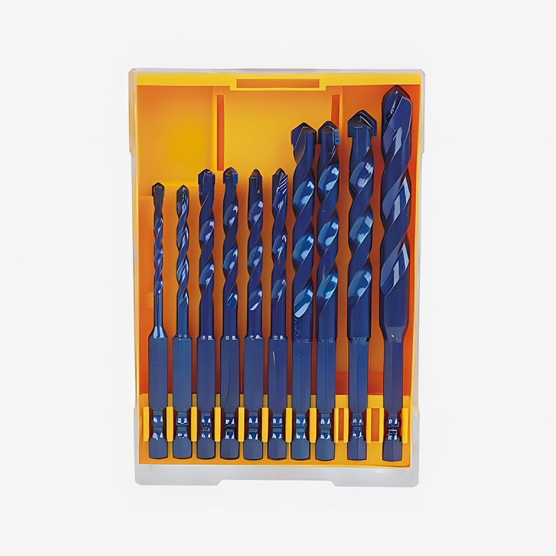 Набор из 10 алмазных сверл King с шестигранным хвостовиком и высоким содержанием кобальта